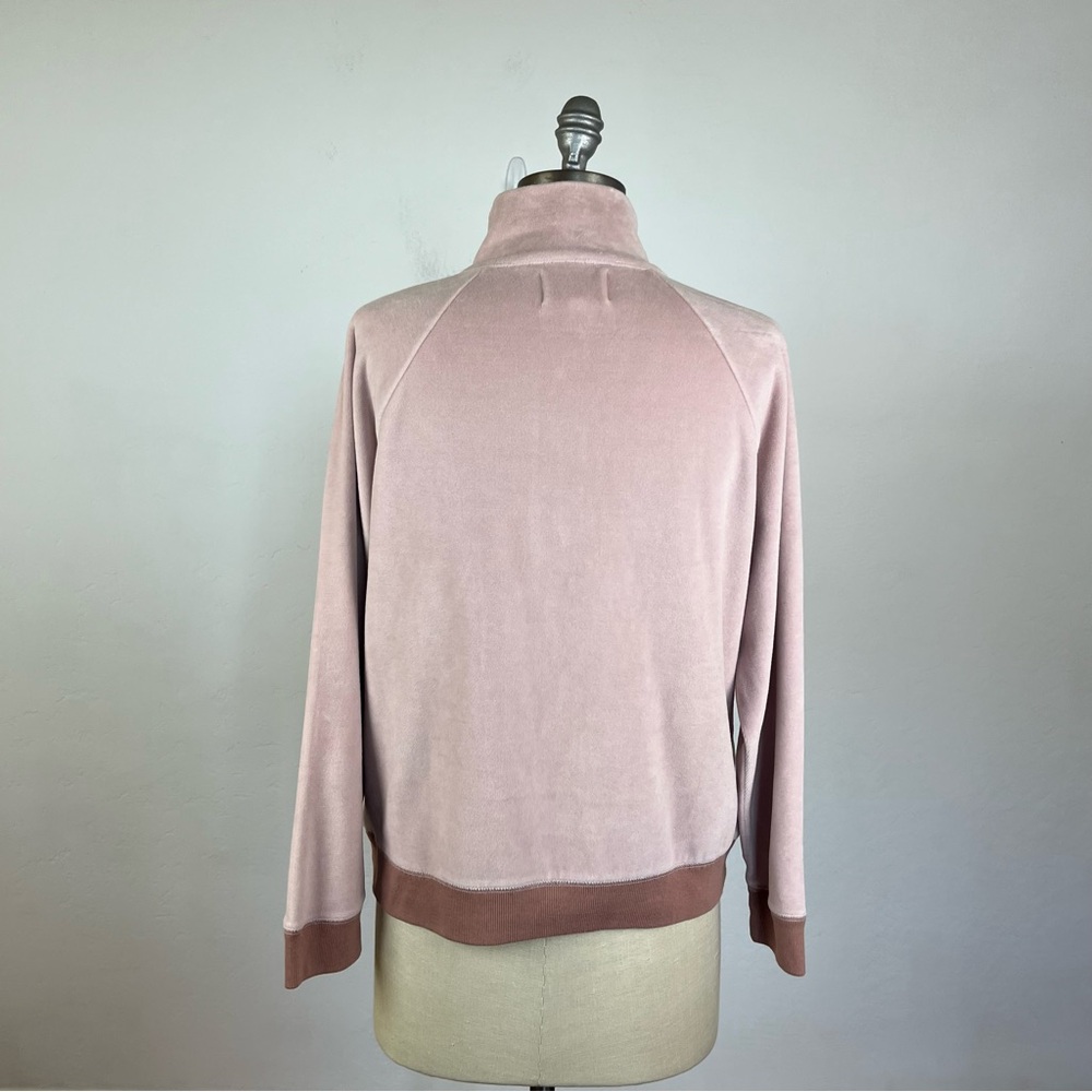 Madewell Velour Half Zip Sweatshirt - Picture 6 of 8